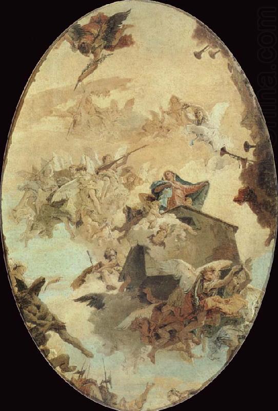 Giovanni Battista Tiepolo Miracle of the Holy House of Loreto china oil painting image